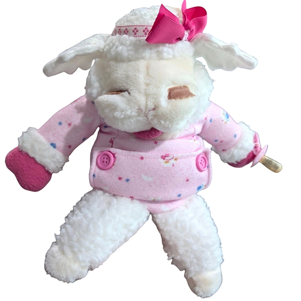 Adorable Baby Lamb Chop Hand Puppet Toy Plush